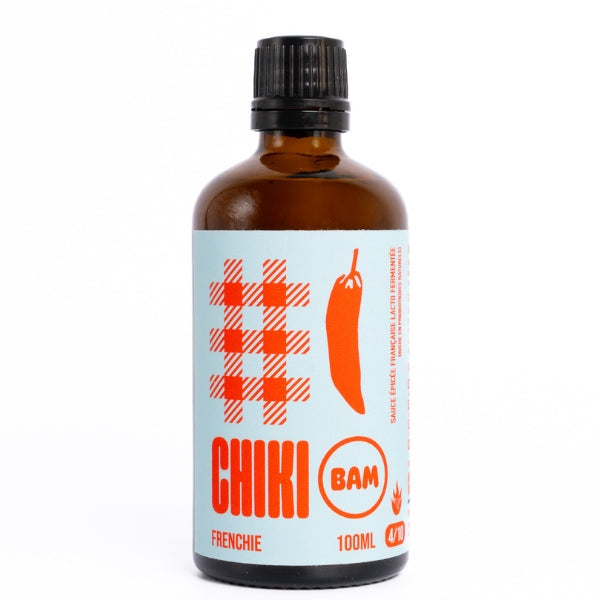 Chiki Bam -- Sauce piquante bio Frenchie (intensité 4/10) - 100 mL