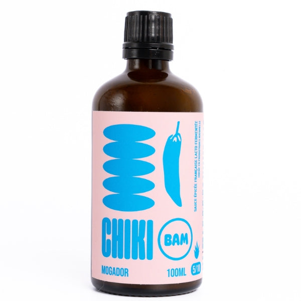 Chiki Bam -- Sauce piquante bio Mogador (intensité 5/10) - 100 mL