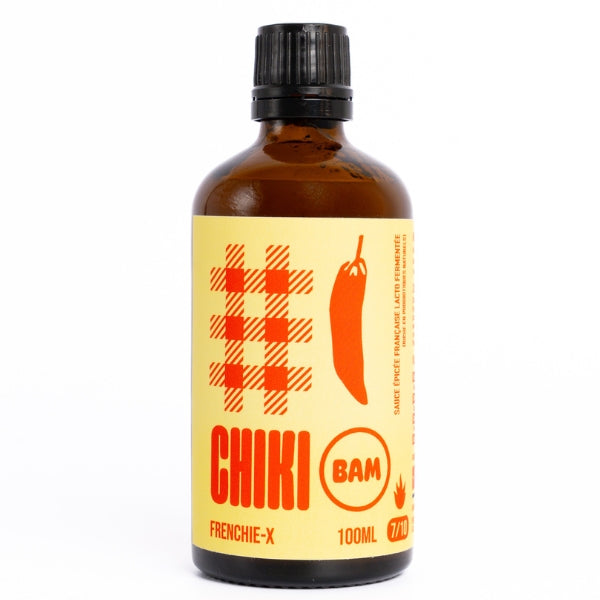 Chiki Bam -- Sauce piquante bio Frenchie X (intensité 7/10) - 100 mL
