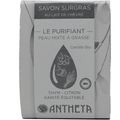 Antheya -- Savon à froid au lait de chèvre - le purifiant (bande papier) - 100 g