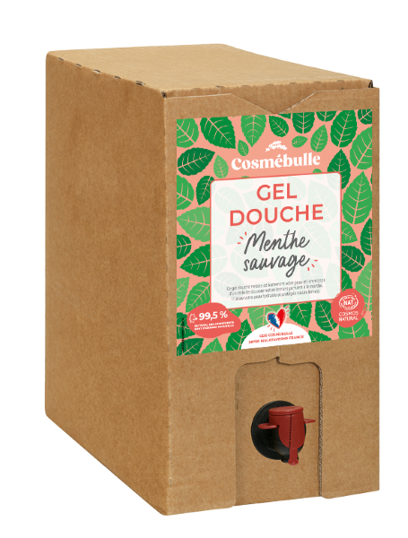 Cosmébulle -- Gel douche menthe sauvage Vrac - 10 Kg