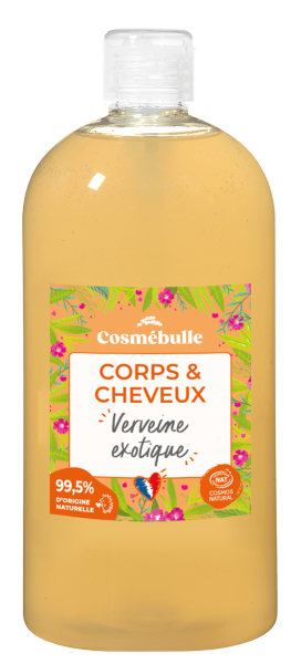 Cosmébulle -- Corps & cheveux verveine exotique (clapet) - 700 mL