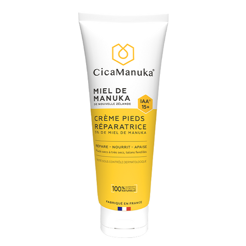 CicaManuka -- crème pieds réparatrice 5% de miel de manuka iaa15+ - 75 mL