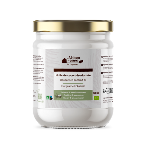 La Maison Du Coco -- Huile de coco désodorisée bio (équitable) - 500 ml