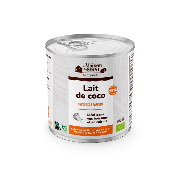 La Maison Du Coco -- Lait de coco 15% mg bio (équitable)