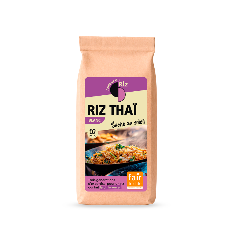 Autour du Riz -- Riz Thai blanc bio (séché au soleil) - 400 g