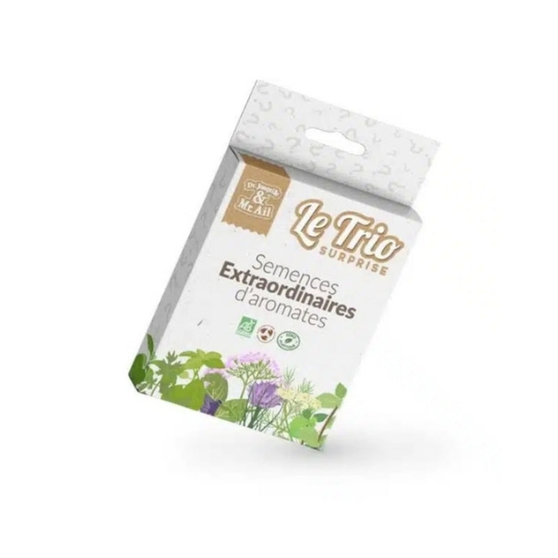 Dr Jonquille & Mr Ail -- Trio Surprise Aromates bio - 25 g