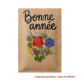 Dr Jonquille & Mr Ail -- Présentoir sachets de graines à message noël - 3 Kg