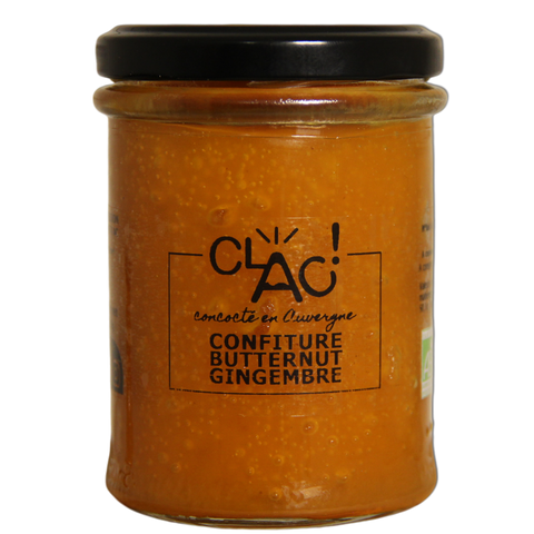 Clac! -- Confiture butternut gingembre bio - 220 g