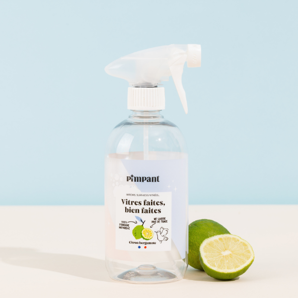 Pimpant -- Bouteille spray vitres rechargeable - 500 mL