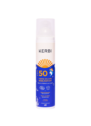 Kerbi -- Crème solaire spf50 sans parfum (bébé et enfant) - 100 g