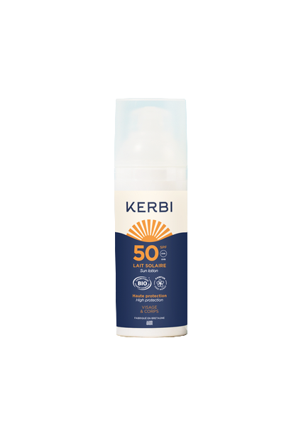 Kerbi -- Crème solaire spf50 parfumée (adulte dès 6 ans) - 50 g