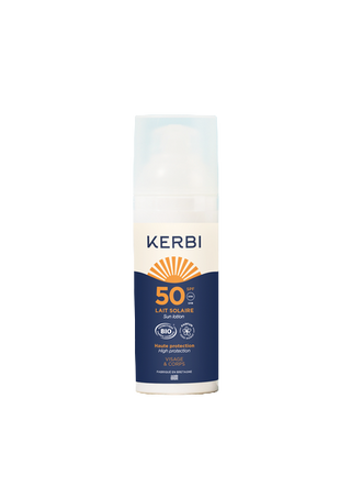 Kerbi -- Crème solaire spf50 parfumée (adulte dès 6 ans) - 50 g