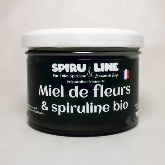 Spiru&Line -- Miel et spiruline bio - 125 g