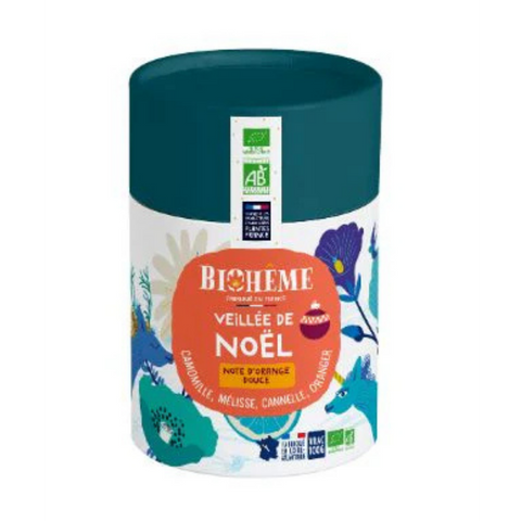 Biohême -- Pré-commandes Noël Infusion veillée de Noël bio (édition festive) - 60 g