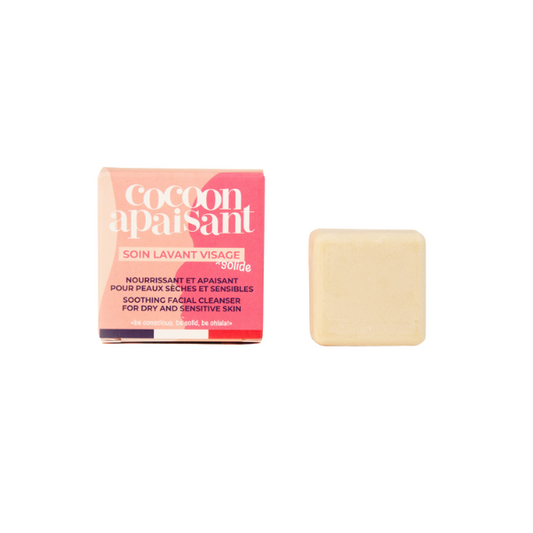 Lamazuna -- Soin lavant visage cocoon apaisant (peau sèche & sensible) - 30 g