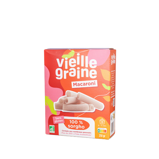 Vieille Graine -- Macaroni sorgho bio - 250 g