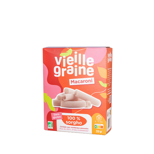 Vieille Graine -- Macaroni 100% sorgho bio - 250 g