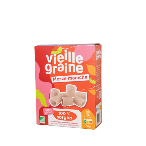 Vieille Graine -- Mezze Maniche 100% sorgho bio - 250 g