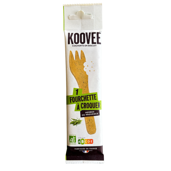 Koovee -- Echantillon fourchette à croquer herbes de provence bio 10 g