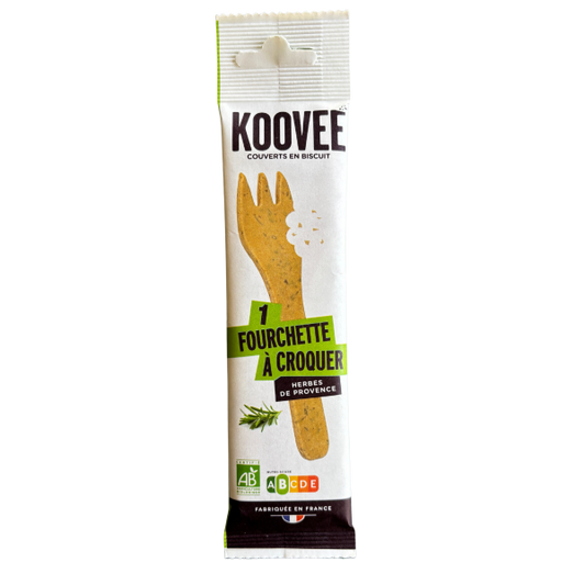 Koovee -- Echantillon fourchette à croquer herbes de provence bio 10 g