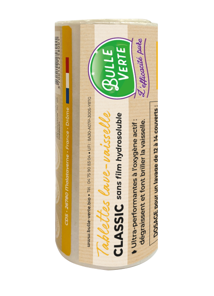 Bulle Verte -- Tablettes lave-vaisselle classic (étiquettes) - x 50