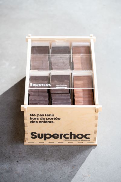 Supersec -- Display vide pour chocolat vrac - Pour 6x25 tablettes
