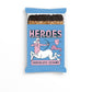 Heroes & Monsters -- Carrés sésame chocolat bio (prêt à vendre) - 45 g x 22