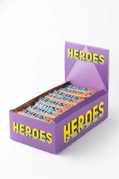 Heroes & Monsters -- Fingers nature sésame bio (prêt à vendre) - 20 g x 40