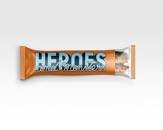 Heroes & Monsters -- Fingers nature sésame bio (prêt à vendre) - 20 g x 40