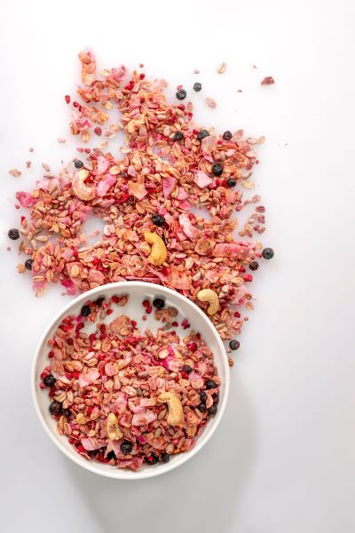 I Just Love Breakfast -- Granola rose berry bio (édition 4) Vrac - 5 kg