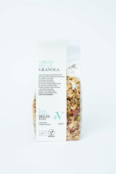 I Just Love Breakfast -- Granola vierge pécan amande bio (édition v) - 250 g