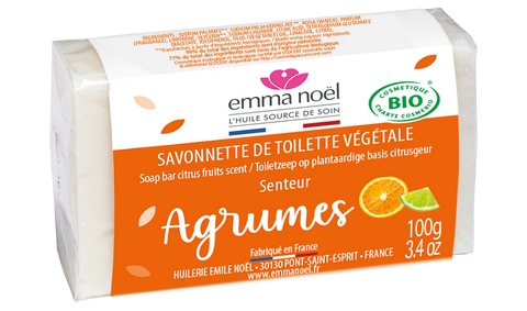 Emma Noël -- Savonnette agrumes bio - 100 g