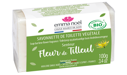 Emma Noël -- Savonnette tilleul bio - 100 g