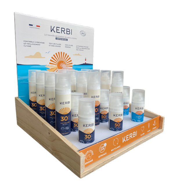 Kerbi -- Implantation en comptoir (produits+testeurs)