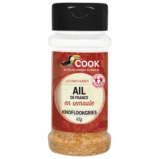 Cook épices -- Ail en semoule biopartenaire (origine France) - 45g