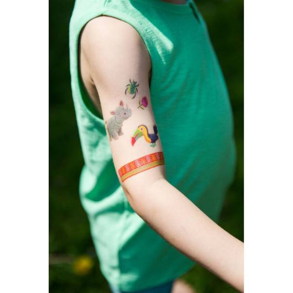 Namaki -- Tatouage éphémère enfant tattooki vie sauvage - x 2 planches