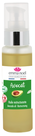 Emma Noël -- Huile vierge d'avocat bio - 50 mL