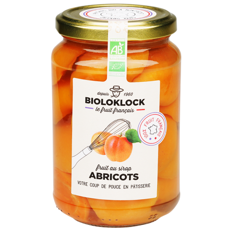 Abricots bio au sirop - 1