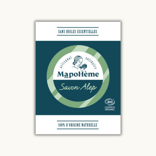 Mapohème -- Savon alep à l'huile de baies de laurier - 100 g