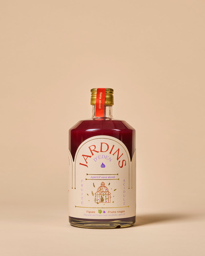 Apéritif sans alcool bio jardins d'eden (figue & fruits rouges) - 1
