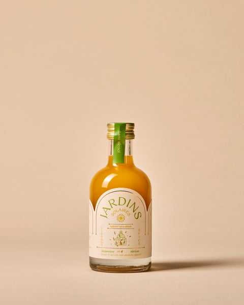 Apéritif sans alcool bio jardins solaires (gingembre & abricot) - 1