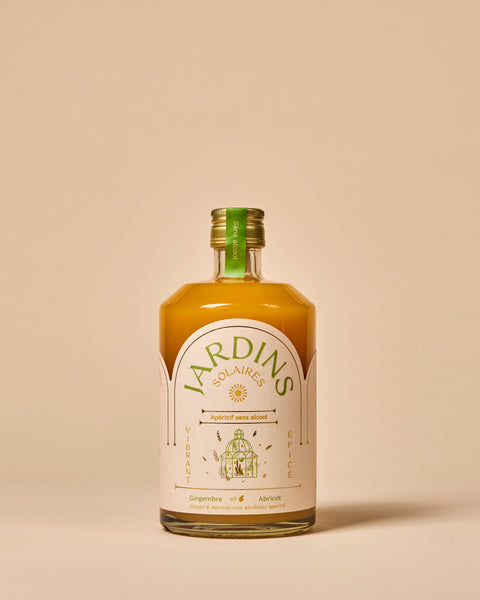 Apéritif sans alcool bio jardins solaires (gingembre & abricot) - 1
