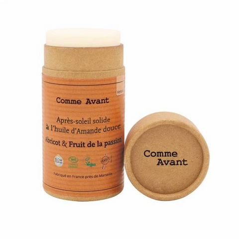 Comme Avant -- Pré-commandes été - Après-soleil à l'huile d'amande douce Abricot et fruits de la passion - Version 2