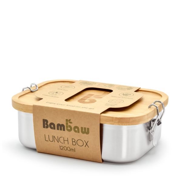 Bambaw -- Lunch box couvercle bambou - 1,2L