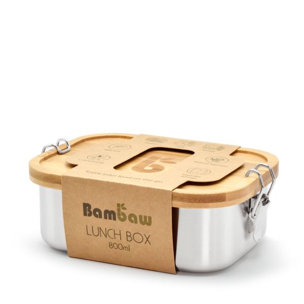 Bambaw -- Lunch box couvercle bambou - 800mL