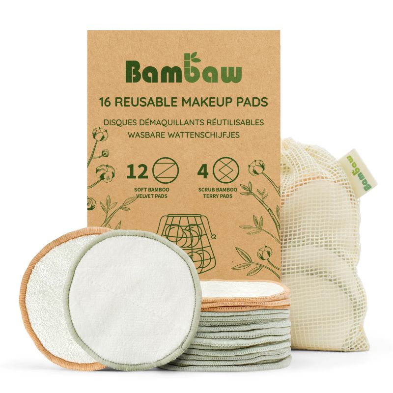 Bambaw -- Disques démaquillants en set - 16 disques