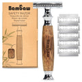 Bambaw -- Rasoir de sûreté en bambou classique (argent)