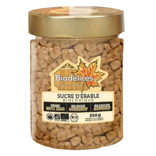 Biodélices -- Sucre pépites d'érable biologique - 250 g