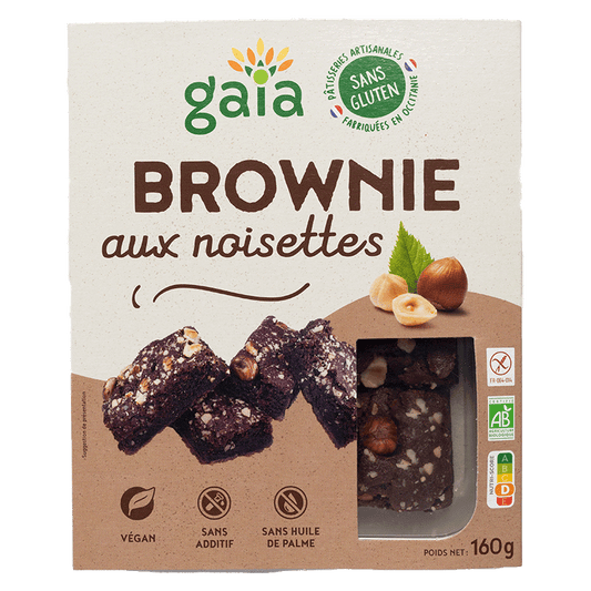 Gaia -- Brownie aux noisettes - 160 g